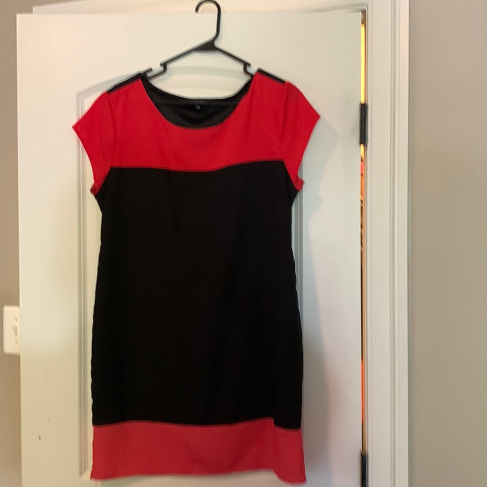 Black and red dress